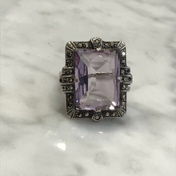 Vintage Jewelry - Sterling Silver Cocktail Ring